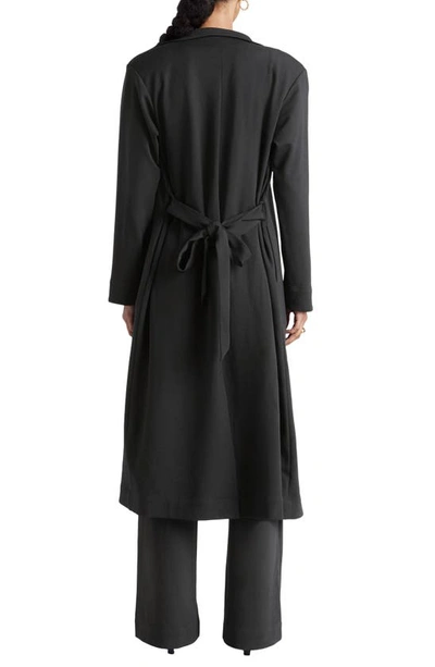 Shop Splendid X Kate Young Wrap Coat In Black