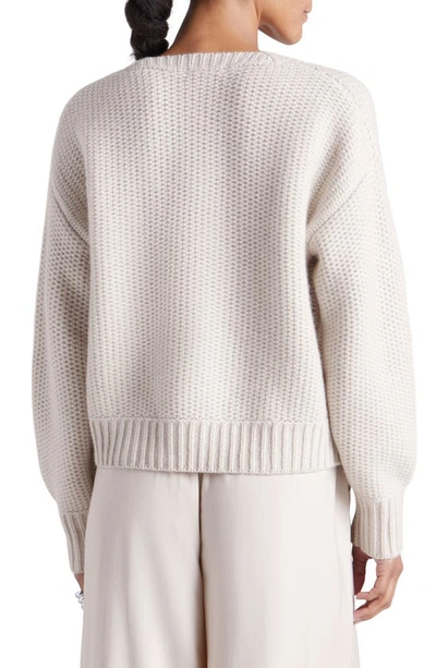 Shop Splendid X Kate Young Cashmere Sweater In Natural