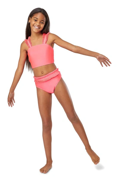 Shop Habitual Kids' So Fantasy Two-piece Swimsuit In Pink