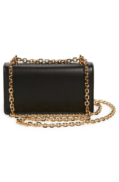 Shop Dolce & Gabbana Girls Logo Leather Phone Crossbody Bag In Black