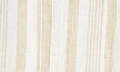Faherty Isha Top In Natural Bombay Stripe