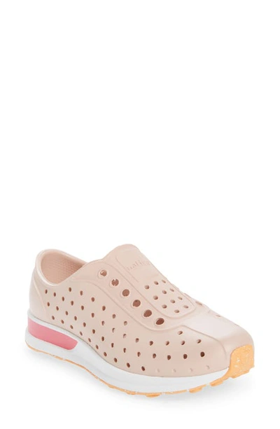 Shop Native Shoes Kids' Robbie Sugarlite Slip-on Sneaker In Camp Pink/ Shell White