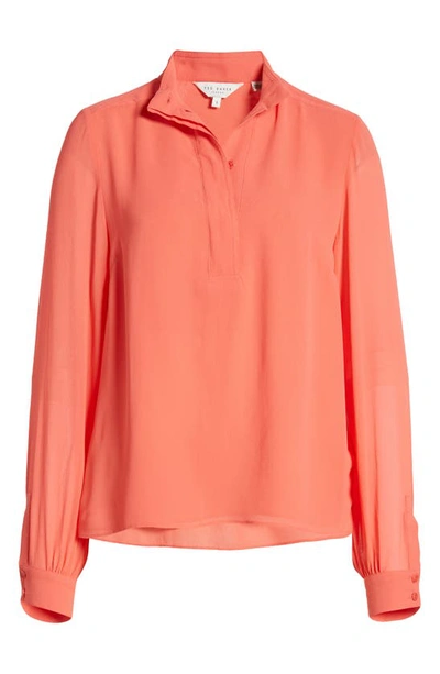 Shop Ted Baker Hendra Blouse In Coral