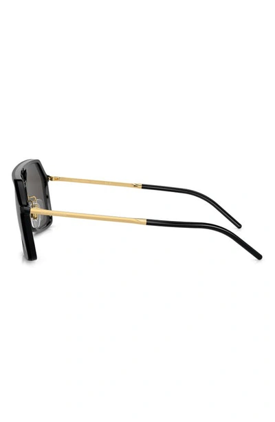 Shop Dolce & Gabbana 59mm Pilot Sunglasses In Black