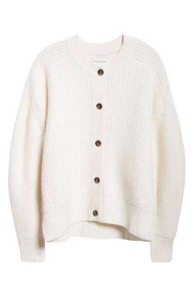 Shop Loulou Studio Harebells Cashmere Cardigan In Ivory