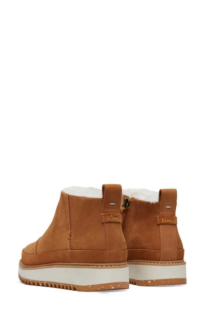 Shop Toms Marlo Faux Fur Lined Bootie In Brown