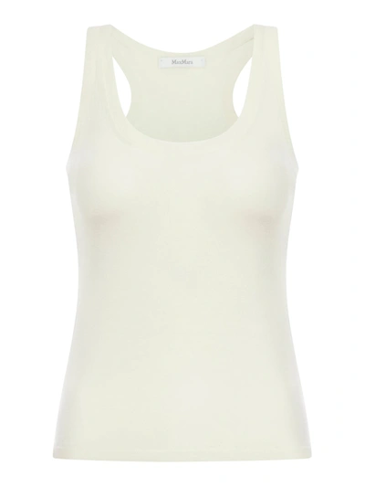 Shop Max Mara Cashmere Tank Top In White