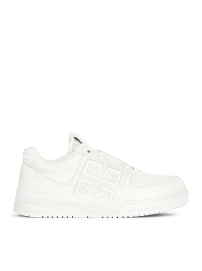 Shop Givenchy G4 Sneakers In Calfskin In White