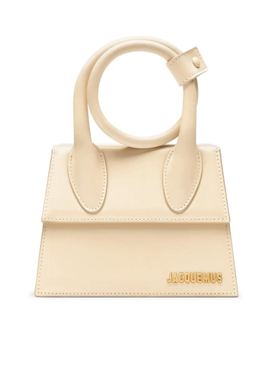 Shop Jacquemus Le Chiquito Noeud In White