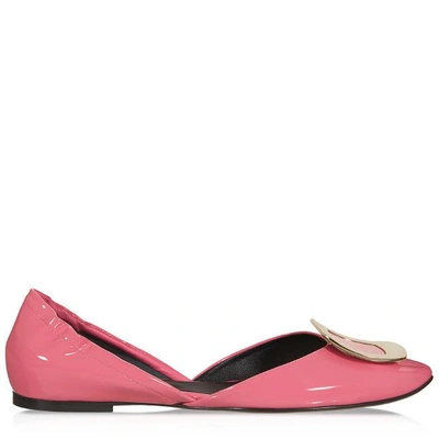 Shop Roger Vivier Chips Ballerinas In Patent Leather