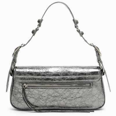 Shop Balenciaga Le Cagole Sling Bag Small Silver In Metal