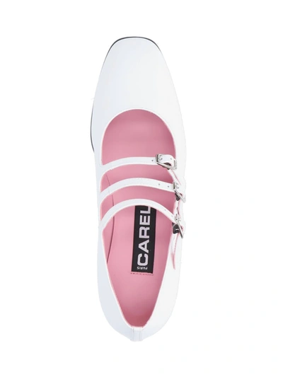 Carel Paris Kina Pumps - Ivory - Patent Leather In White