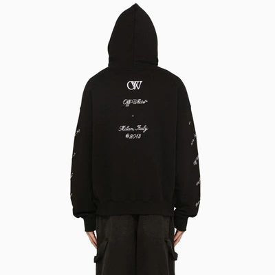 Shop Off-white ™ Skate Hoodie With Logo 23 In Black