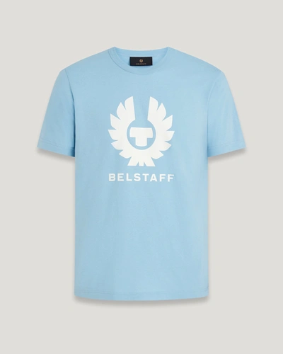 Shop Belstaff Phoenix T-shirt Für Herren Cotton Jersey In Skyline Blue