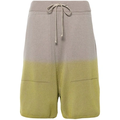 Shop Moncler X Rick Owens Pants In Green/neutrals