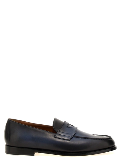 Shop Doucal's 50 Years Anniversary Loafers Blue