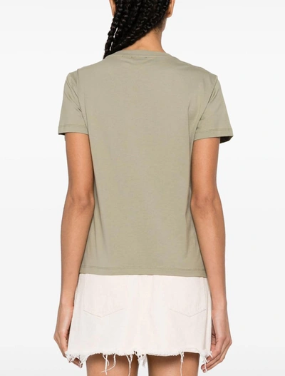 Shop Pinko T-shirts And Polos In Verde Vertiver