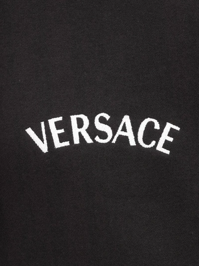 Shop Versace Sweatshirt  Milan Stamp In Black