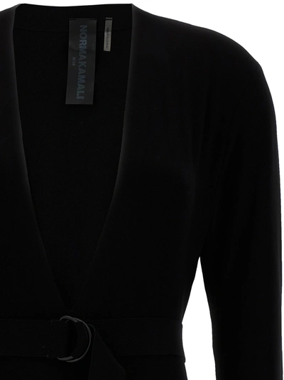 Shop Norma Kamali Deep V-neck Bodysuit Underwear, Body Black