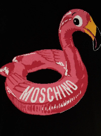 Shop Moschino Jacquard Logo Sweater Sweater, Cardigans Black