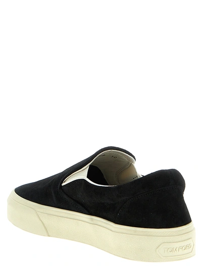 Shop Tom Ford Jude Sneakers White/black