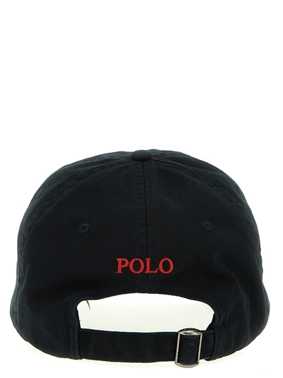 Shop Polo Ralph Lauren Logo Embroidery Cap Hats Black