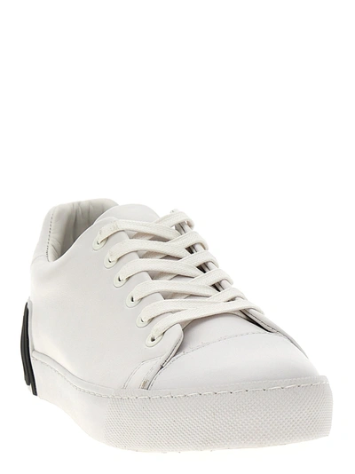 Shop Moschino Logo Sneakers White