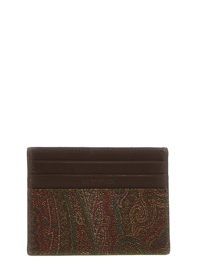 Shop Etro Paisley Card Holder Wallets, Card Holders Brown