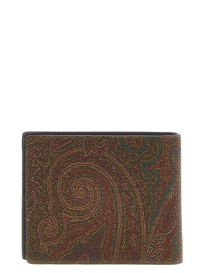 Shop Etro Paisley Wallet Wallets, Card Holders Brown