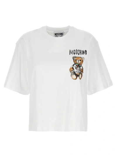 Shop Moschino Teddy Bear T-shirt White