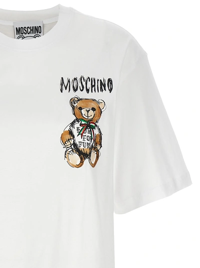 Shop Moschino Teddy Bear T-shirt White