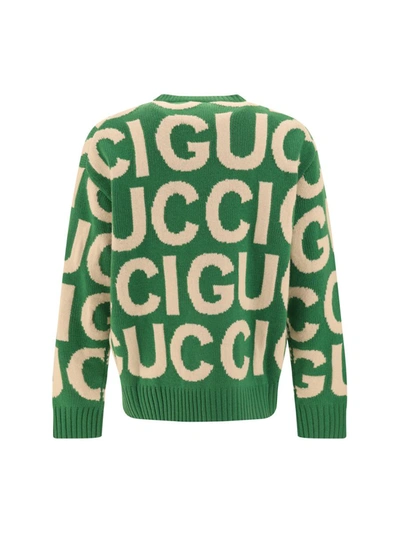 Shop Gucci Knitwear In Yard/ivory