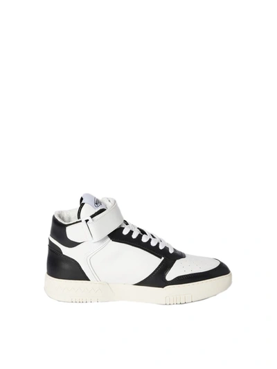 Shop Missoni Basket New High Sneakers In White