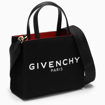 Shop Givenchy Black Canvas Mini Tote Women