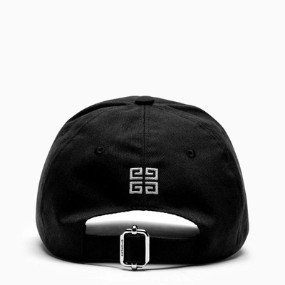 Shop Givenchy Black Logo-embroidery Baseball Cap Men