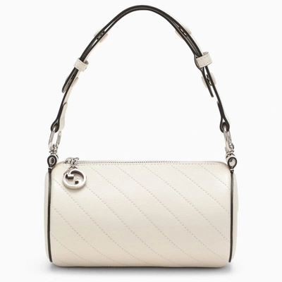Shop Gucci Blondie Mini White Leather Bag Women