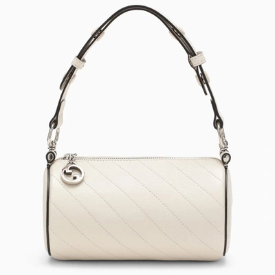 Shop Gucci Blondie Mini White Leather Bag Women