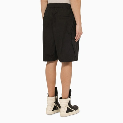 Shop Rick Owens Bermuda Cargobela Black Men