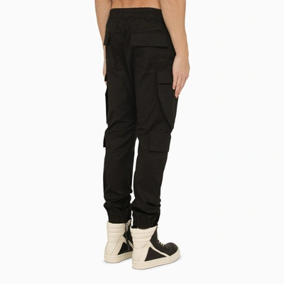 Shop Rick Owens Mastodon Cargo Trousers Black Men