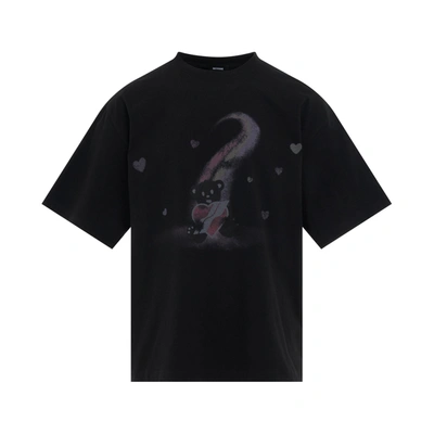We11 Done Black Teddy Bear T-shirt