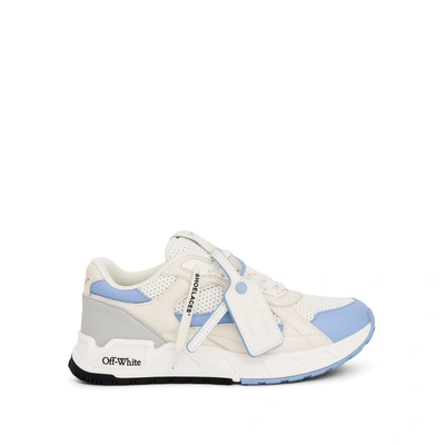 Shop Off-white Kick Off Sneaker In Colour White/light Blue