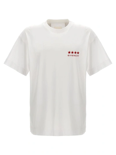 Shop Givenchy Logo Print T-shirt In White