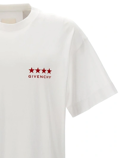 Shop Givenchy Logo Print T-shirt In White