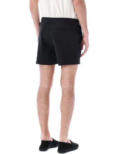 Shop Tom Ford Nylon Swim Shorts In Black
