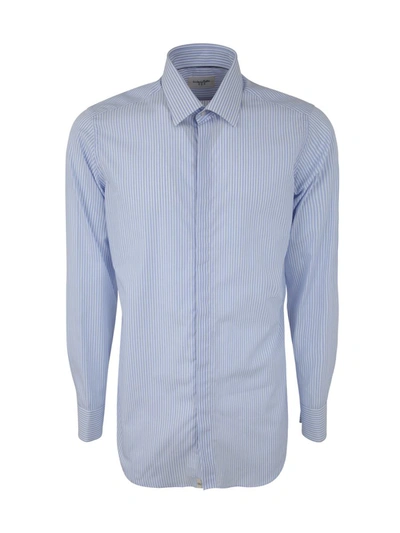 Shop Tintoria Mattei Classic Shirt Clothing In Blue