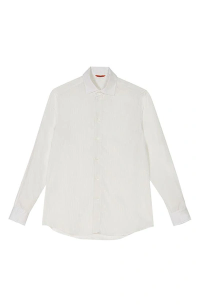 Shop Barena Venezia Camicia Surian Button-up Shirt In Bianco