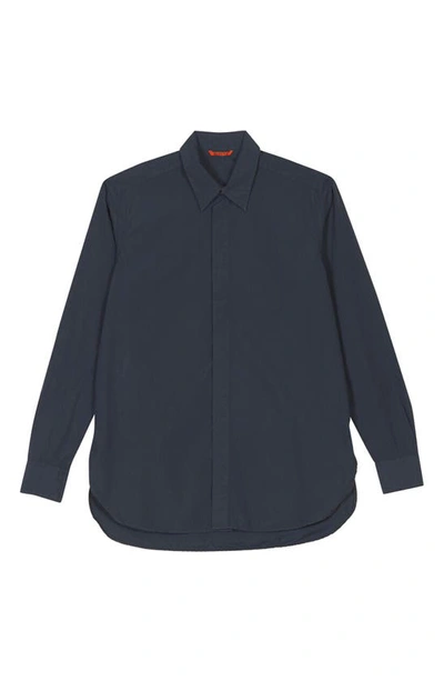 Shop Barena Venezia Camicia Trosa Button-up Shirt In Navy
