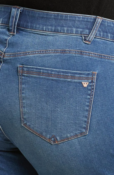 Wit & Wisdom 'ab'solution High Waist Wide Leg Jeans In Blue