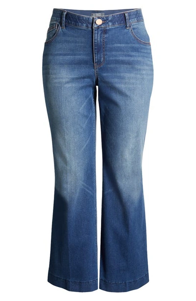 Wit & Wisdom 'ab'solution High Waist Wide Leg Jeans In Blue