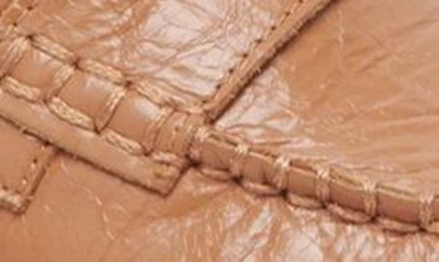 Shop Dolce Vita Hardi Slingback Penny Loafer In Tan Crinkle Patent